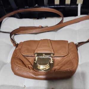 Michael Kors Tan Leather Crossbody Bag